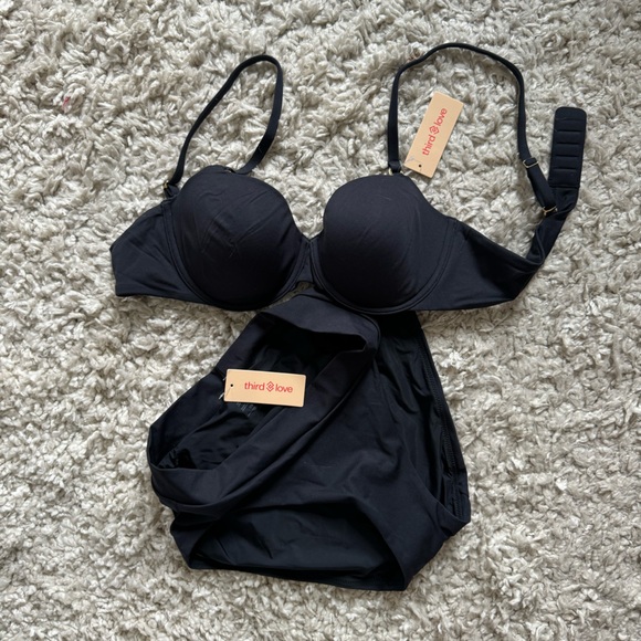 Third Love high waisted bikini set - Picture 1 of 9